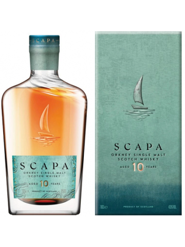 WHISKY Scapa 10 YO 48,3% 0,7L